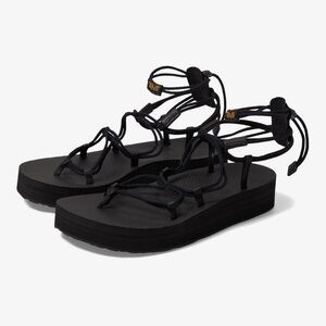 Teva Black Midform Infinity Sandals